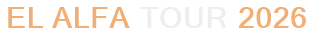 El Alfa Tour 2026